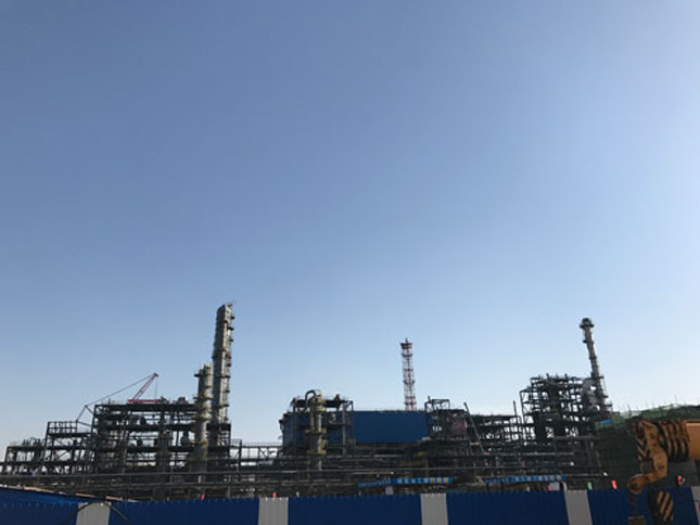 Chemical cleaning project of Zhenhai Refining and Chemical 1 million ton/year ethylene project 