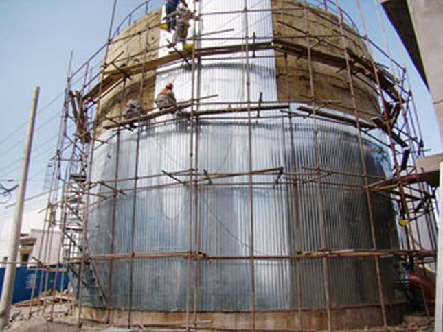 Anti corrosion and insulation projects such as Blue Sky Oil Depot and Huangdao Oil Depot 